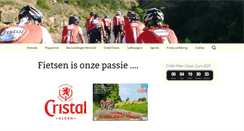 Desktop Screenshot of fietsclubcristalalken.be