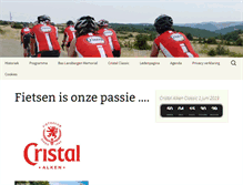 Tablet Screenshot of fietsclubcristalalken.be